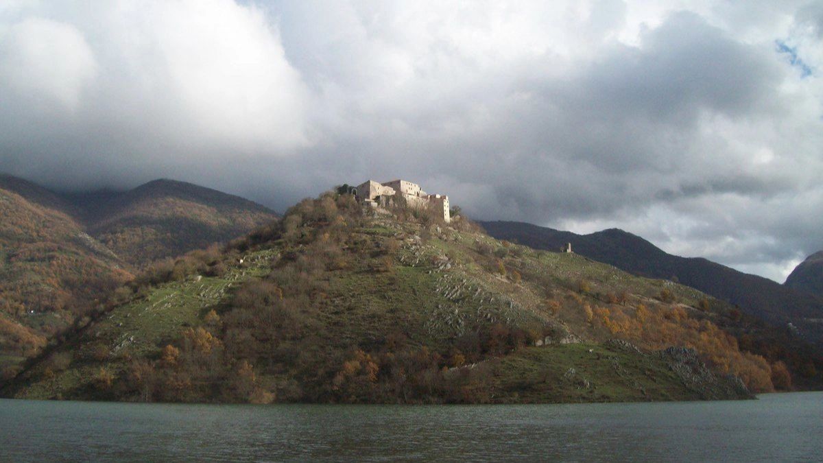 The Castel di Tora Ruins of Antuni in Italy Recall World War II