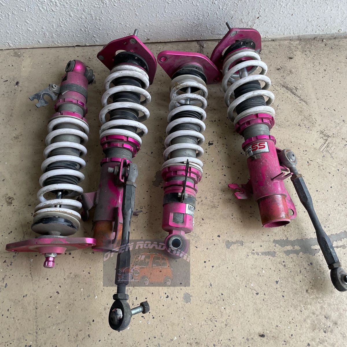 Godspeed Mono SS Coilovers R55 R56 Pink