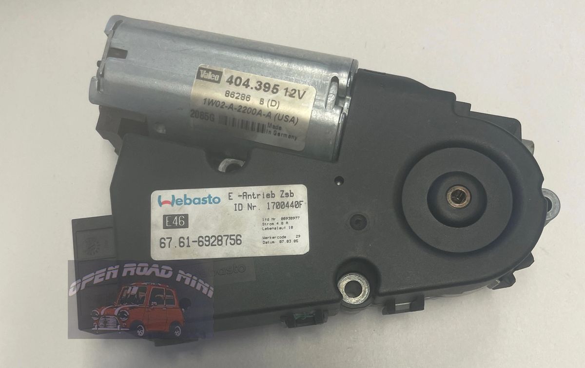 Mini Cooper Sunroof Motor R50 R53 67616928756