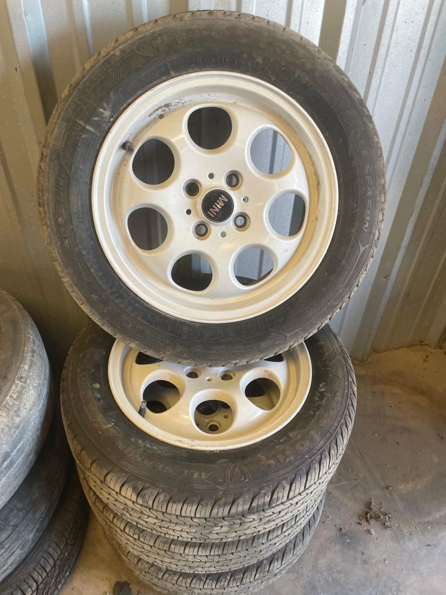 15 inch MINI Cooper wheel set (WHITE) 3611512459