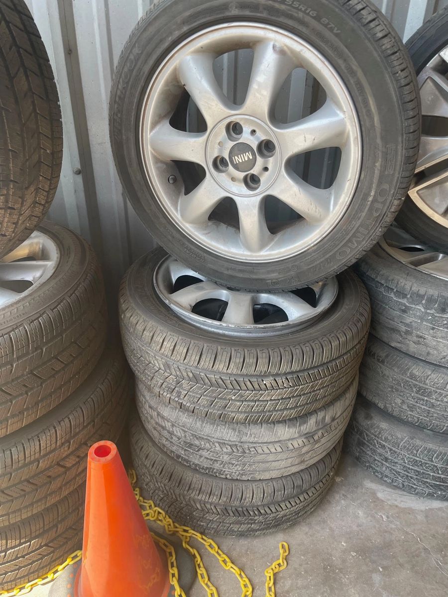 16 INCH MINI COOPER WHEEL SET( SILVER) 36116775684