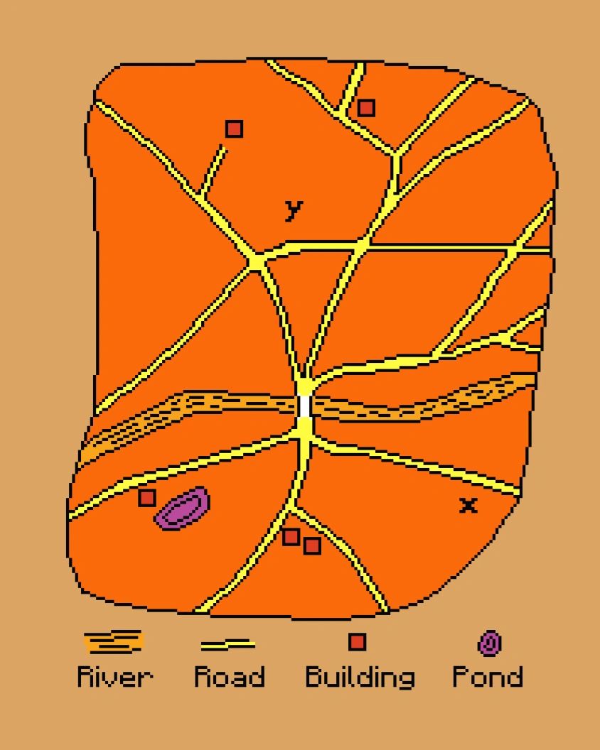 The remake of the map Thomas Schelling used to first illustrate his concept of a Focal Point of attraction is shown in the image The remake of the map Thomas Schelling used to first illustrate his concept of a Focal Point of attraction is shown in the image