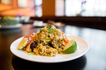 Delicous food on a plate