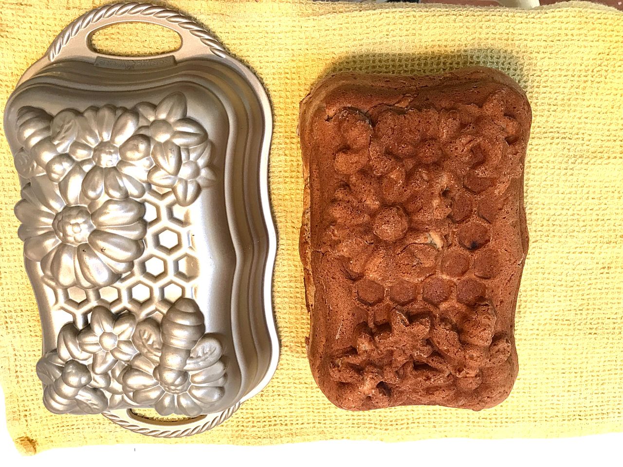 Nordic Ware's Wildflower Loaf Pan From  Upgrades Baked Goods