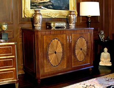 A wooden cabinet