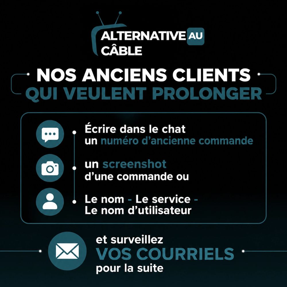 iptv cotenord, iptvqc, raccoontv, alphatv, tvpro, iptv quebec, formuler iptv, arubox, abonnement tv