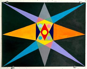 Central figure with intersection triangles