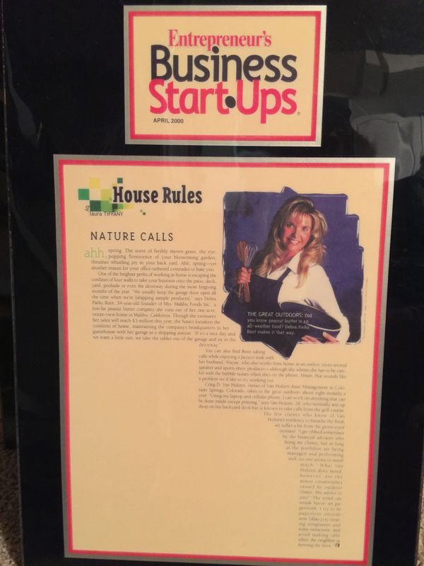Entrepreneur Magazine Business Start Ups Story on Debra Parks Root!