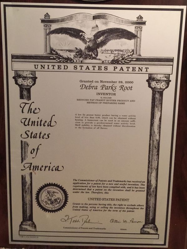 Debra Parks Root's First Patent!