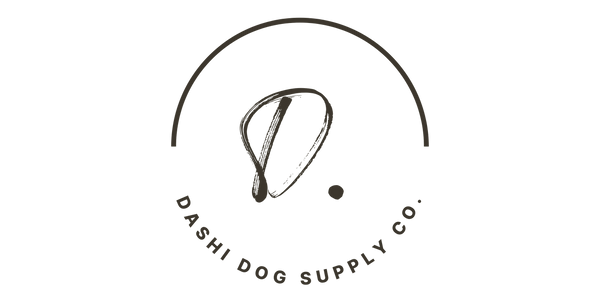 Logo for Dashi Dog Supply Co. with a stylized 'D.'
