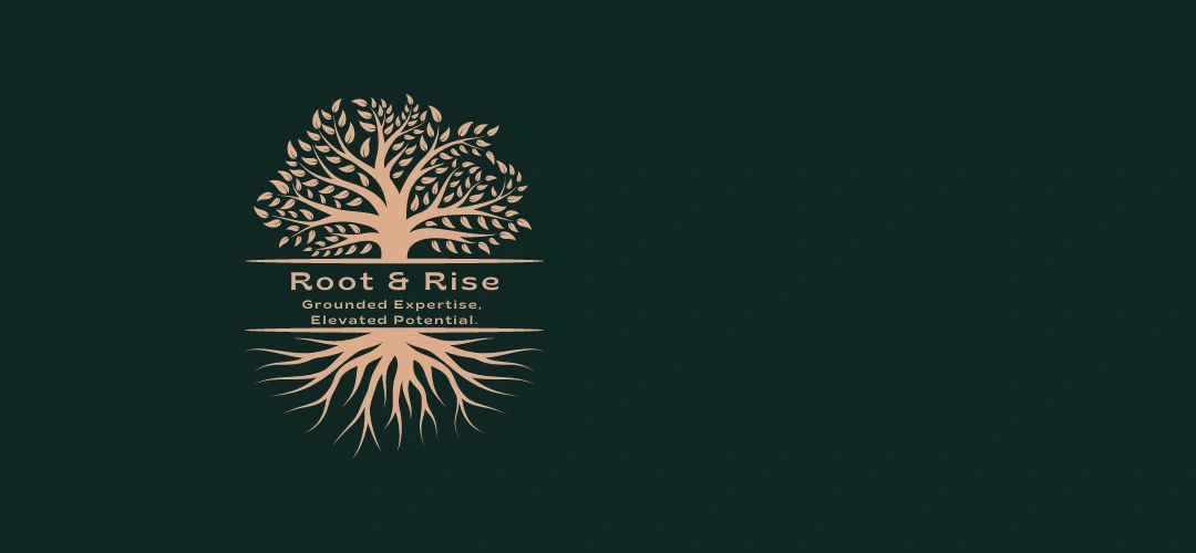Tree of life logo with Root & Rise company name