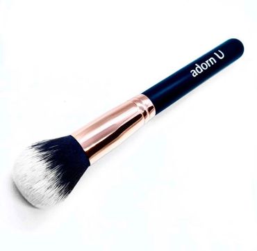 adorn U personalised Large Powder Brush for applying bronzer and powder.  Cruelty Free, eco friendly