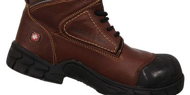 Swissbrand Bota Gladiador de Protección para Caballero Café