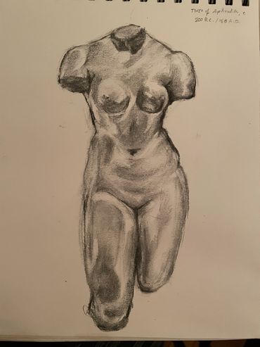 Charcoal on paper