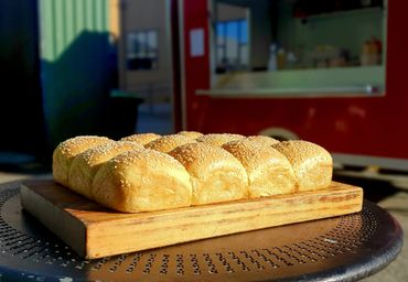 Fresh baked sesame seed buns