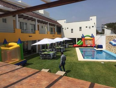 Casa 46 en Jiutepec, Cuernavaca con alberca para fin de semana, fiestas y grupos