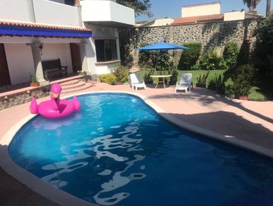 Casa 119 en San Diego, Cuernavaca con alberca para fin de semana, fiestas y grupos