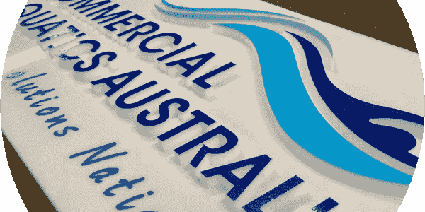 Glass Acrylic Reception Signage