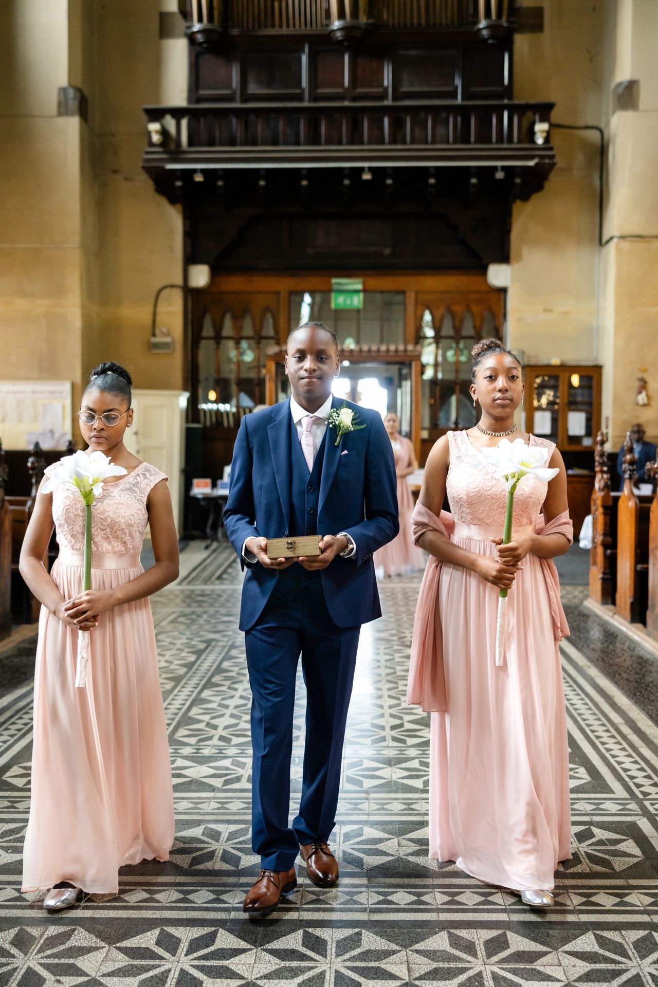 Bridal party entrance 