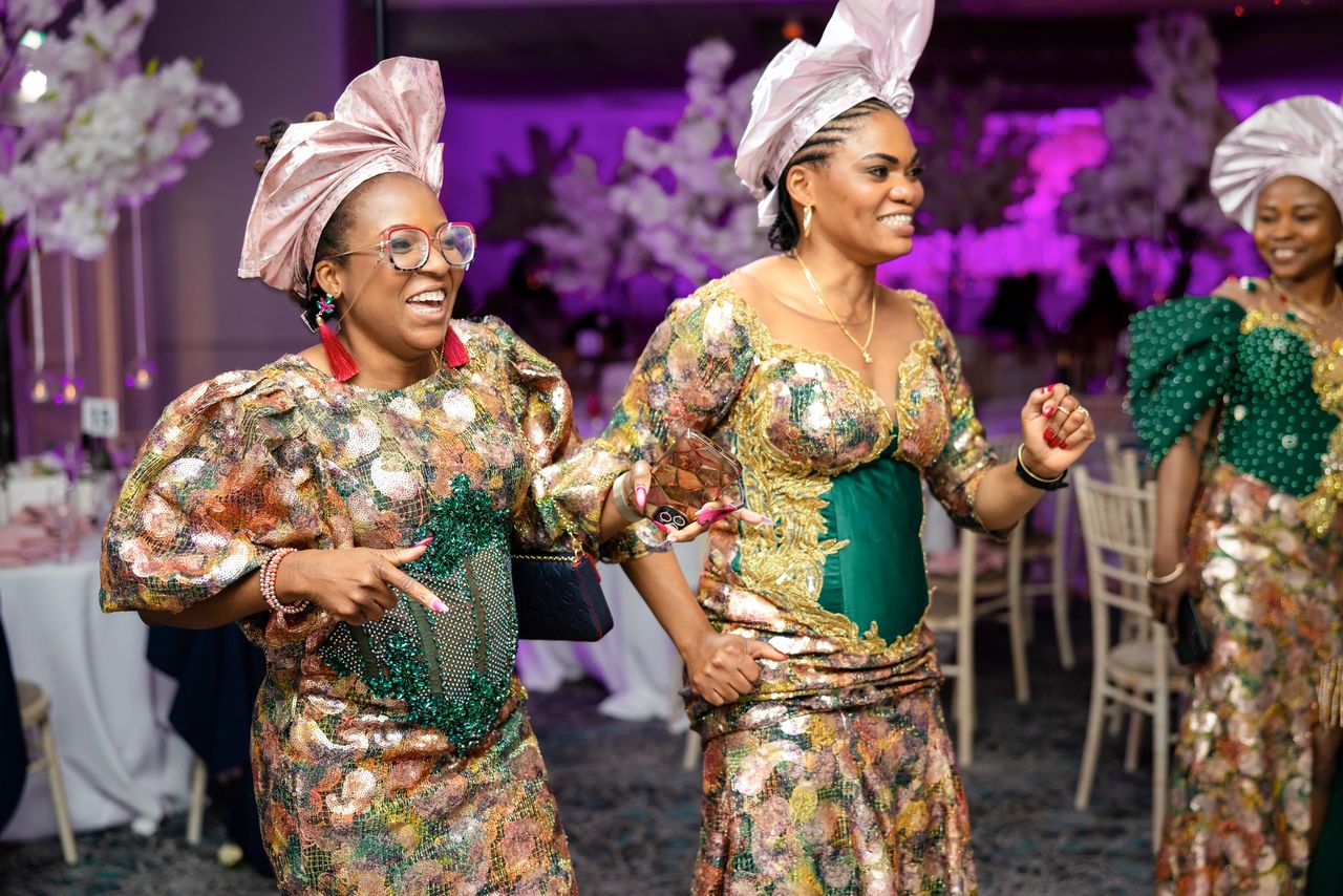 Guests in Traditional Outfits