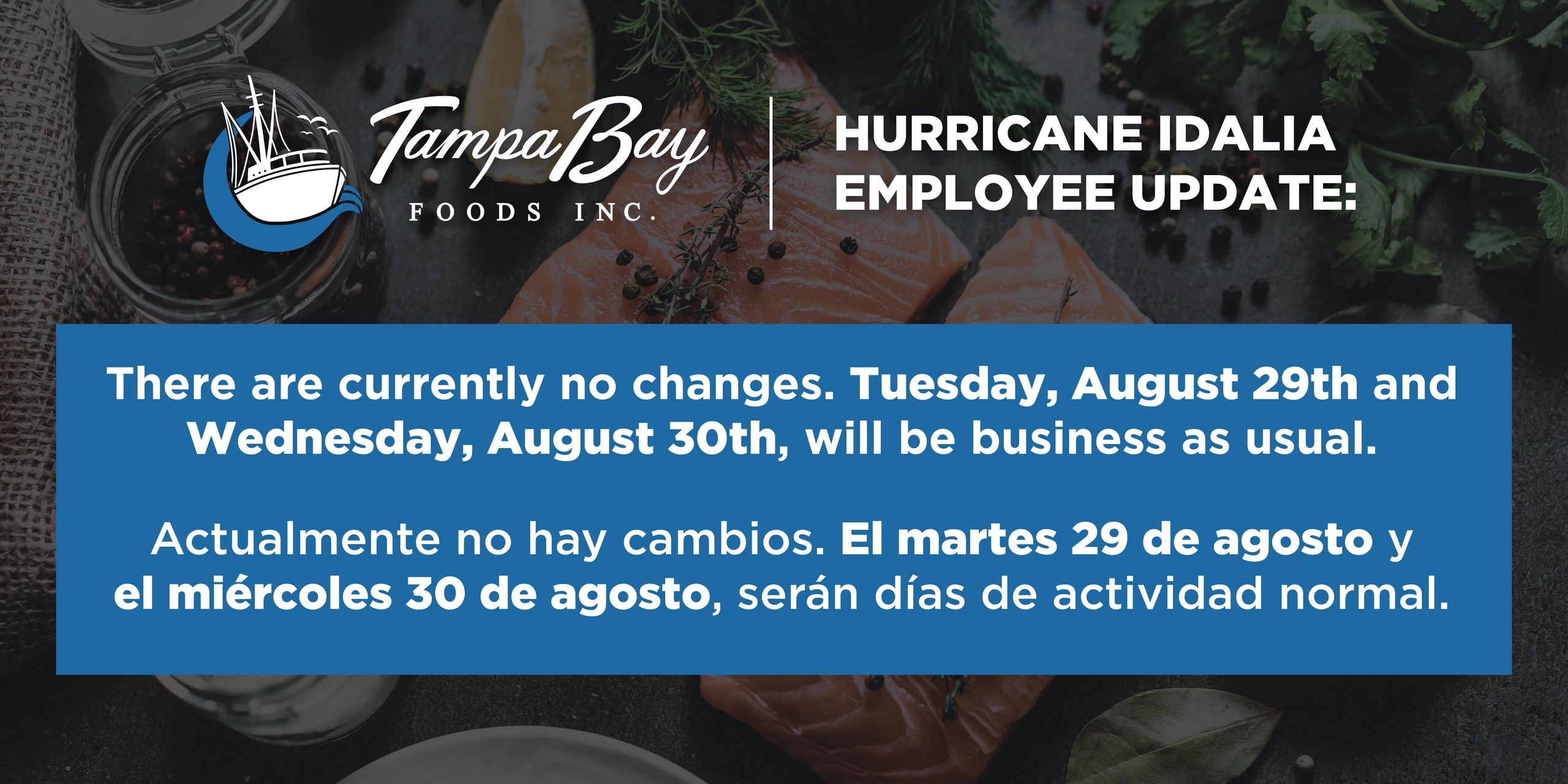 Tampa Bay Fisheries Seafood, Food Processing