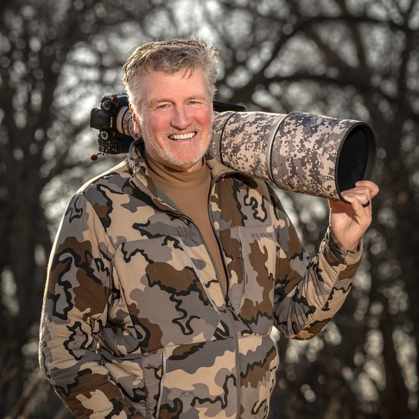 Portrait of Carney taken along the Platte River at the end of the 2025 sandhill crane migration.