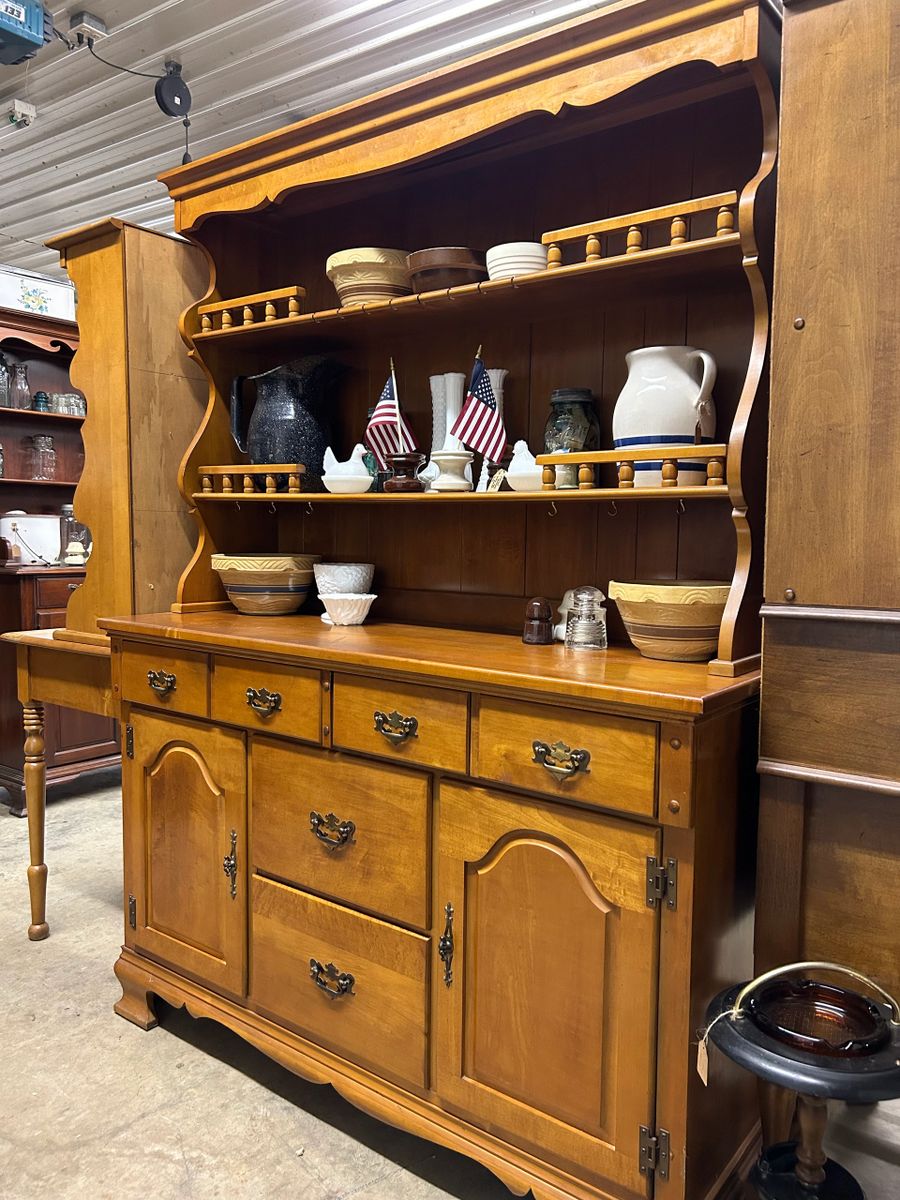 Vintage Maple Hutch
