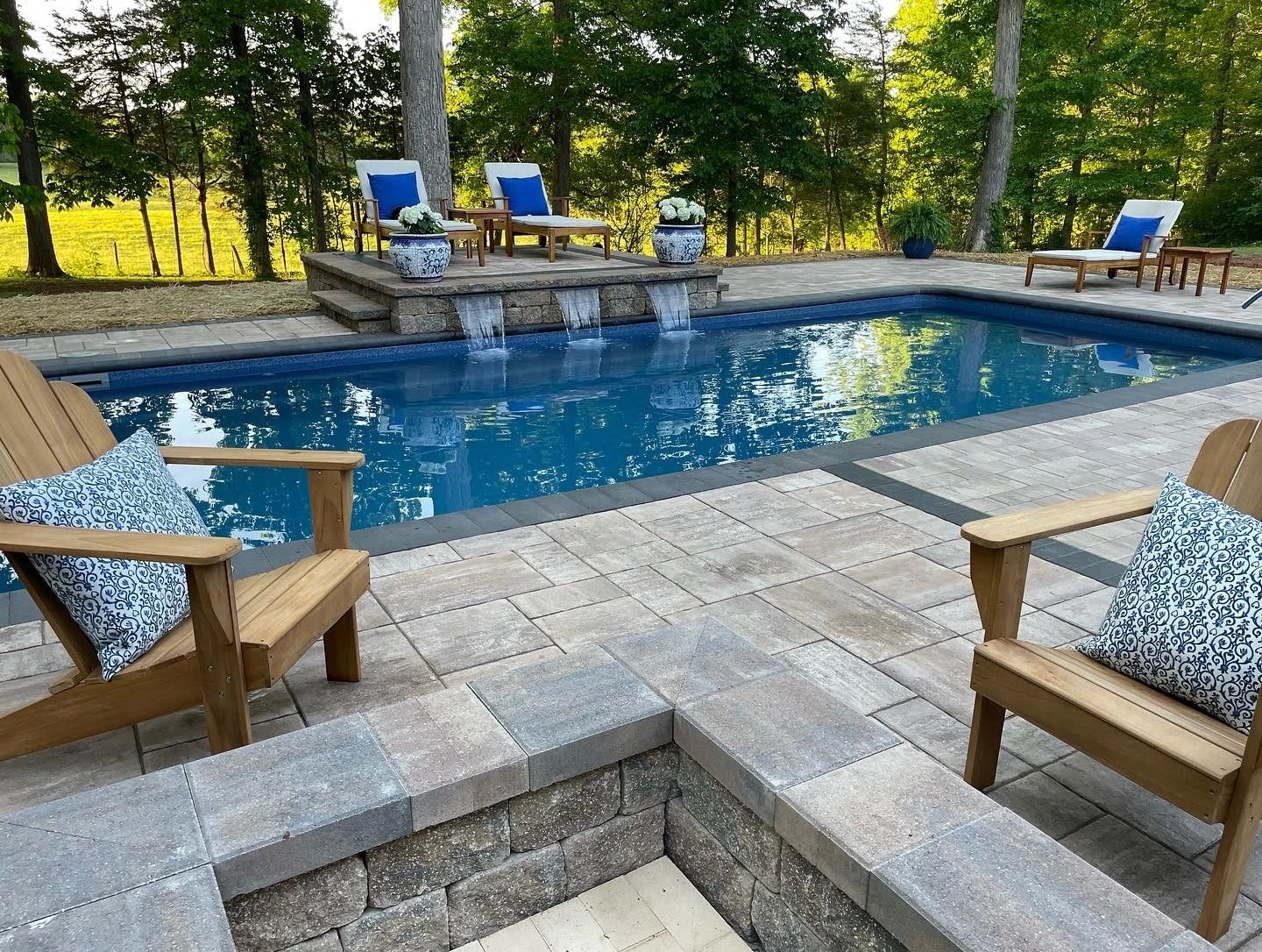 Fiberglass Pools, Outdoor Living Nails Creek Knoxville, Tennessee