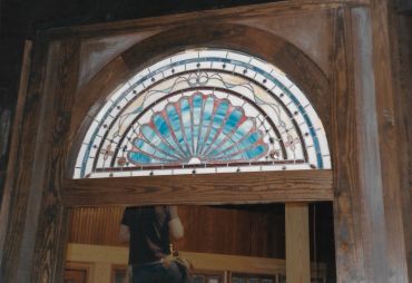 Stained glass dome, long island stained glass, architectural glass, stained glass, art glass, dome, 