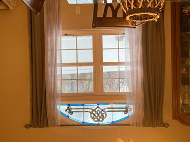 Stained glass dome, long island stained glass, architectural glass, stained glass, art glass, dome, 