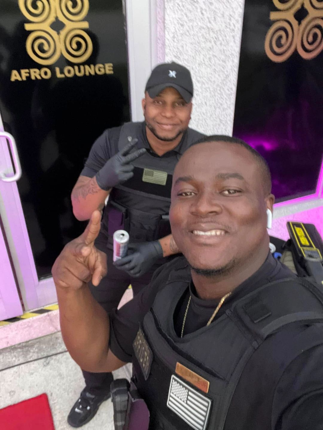 OTPSS officer at Afro Lounge venue security detail