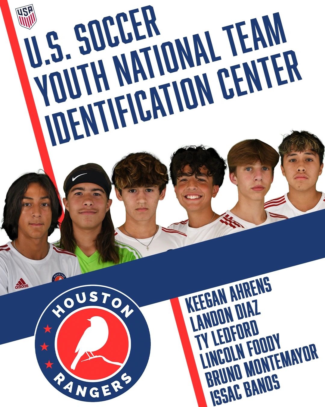 Rangers Players At U.S. Soccer YNT Identification Center