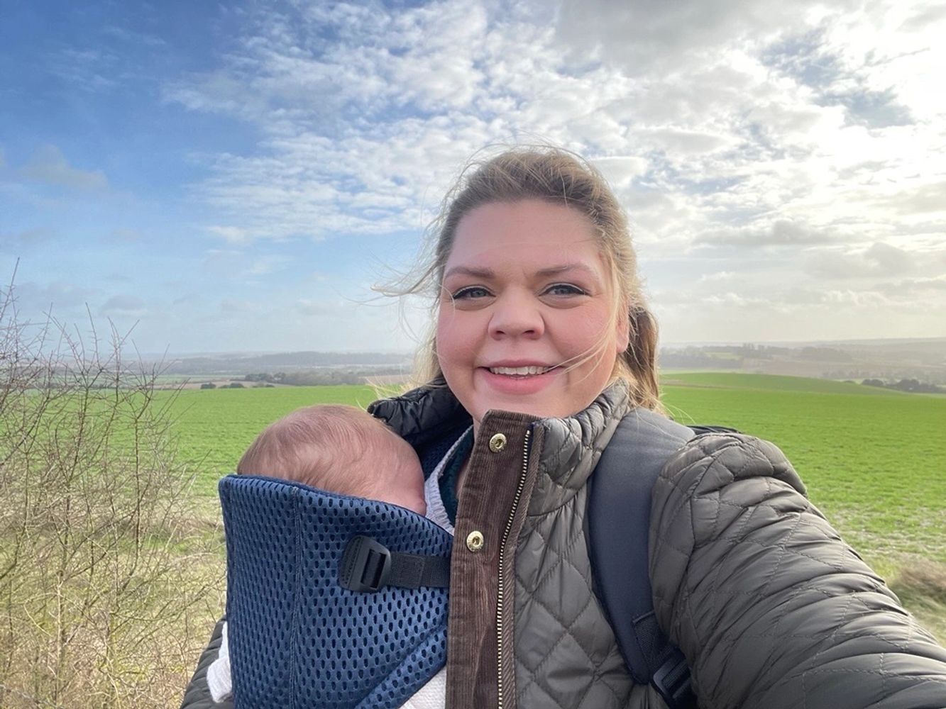 Mum and baby out for a walk 