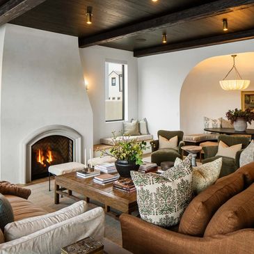 Motorized blackout roller shades installed in Solterra luxury estate St. George