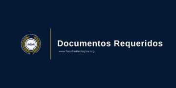 Título con el texto 'Documentos Requeridos' y logo institucional.