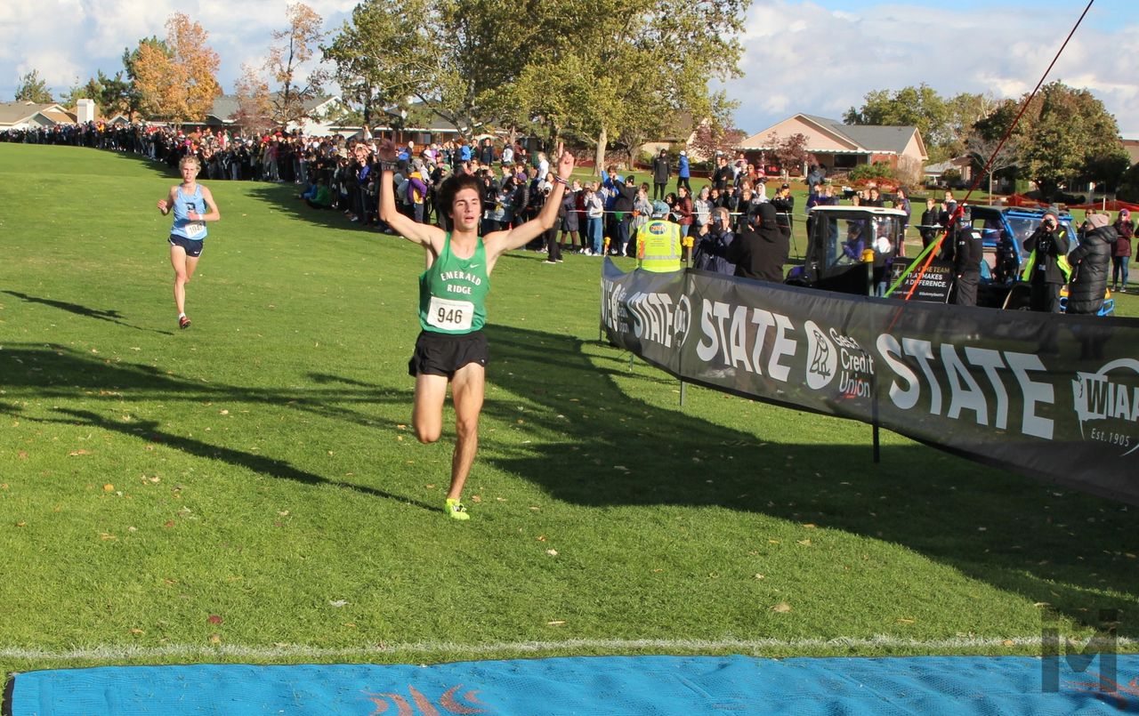 Conner Wirth, cross country, emerald ridge, wiaa, state meet