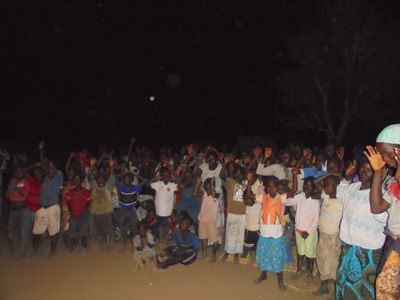 Our first ever village gospel crusade.  Over 500 accepted Jesus Christ.  Miracles poured out.