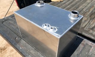 Custom aluminum fuel tank