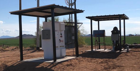 Electrical panel shade structure