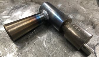 machined handle
