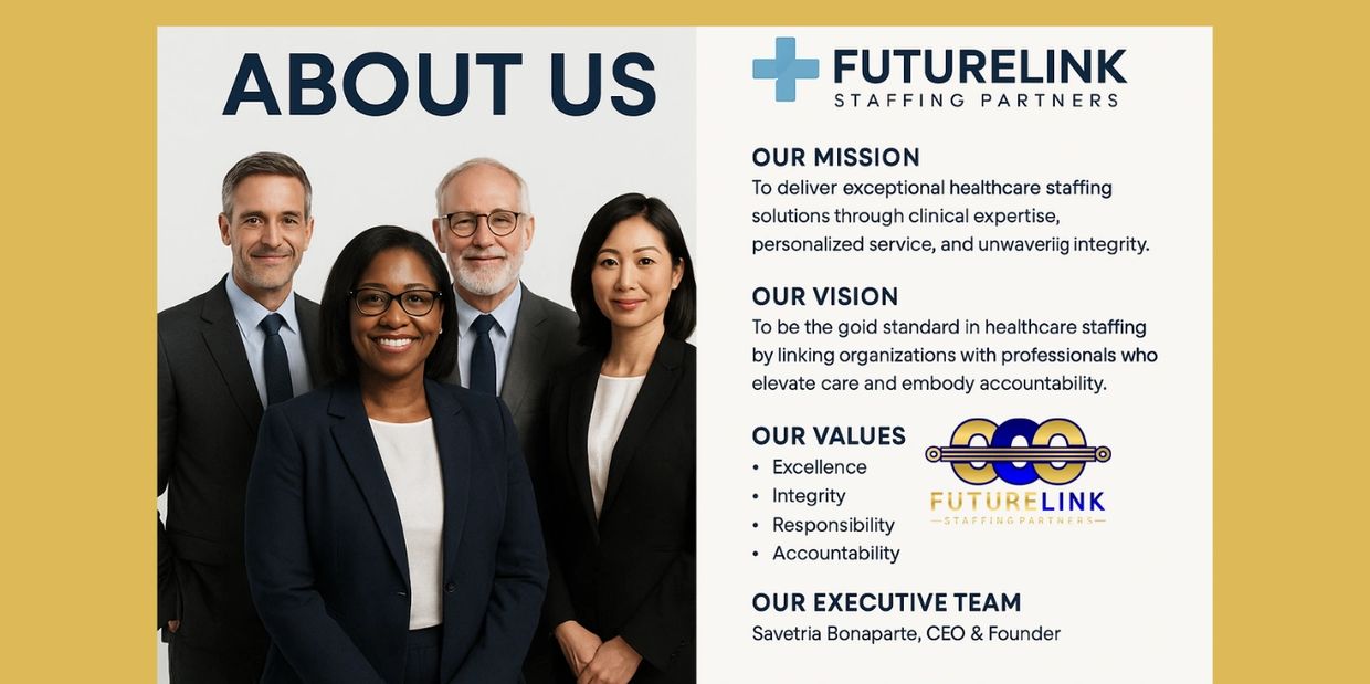 FutureLink Staffing Partners Mission, Vision , and Values