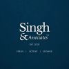 Singh &amp; Associates logo with contact info.