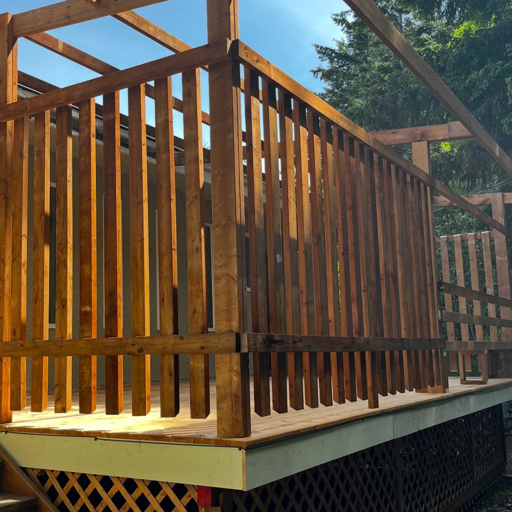 Pressure treated Pergola