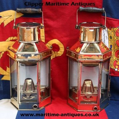 Nautical Lamps Brass Masthead Lantern - 10.5