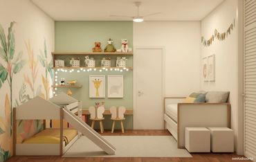 Quarto infantil Apartamento São Clemente