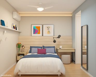 Quarto casal Apartamento Maracanã - RJ