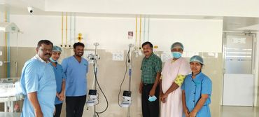 Sparsh Hospital Hubli Bubble CPAP Installation