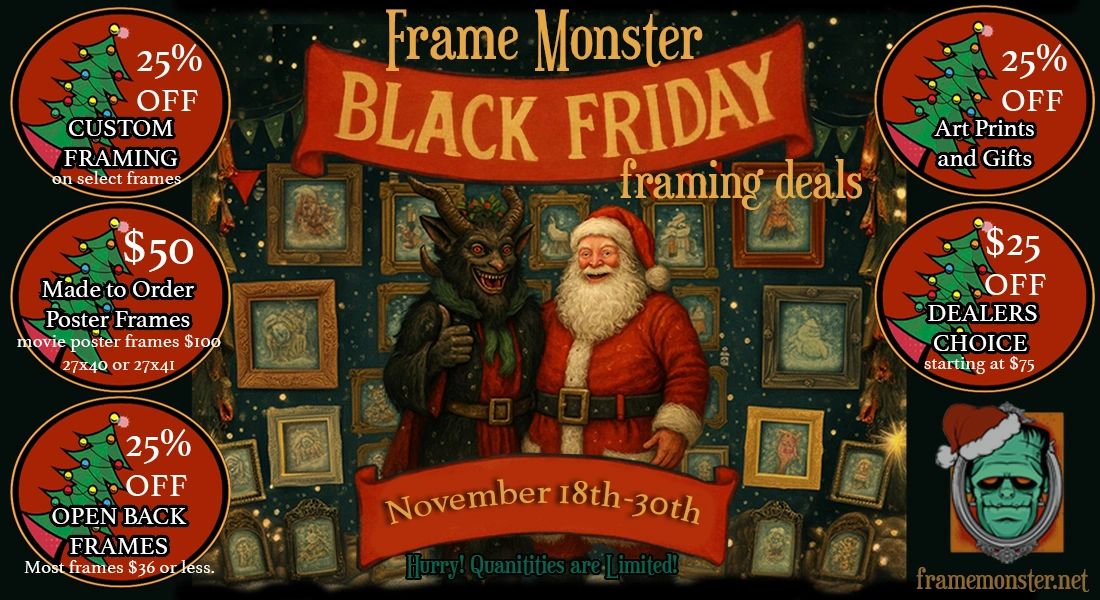 Frame Monster Black Friday Framing Deals November 18th to 30th