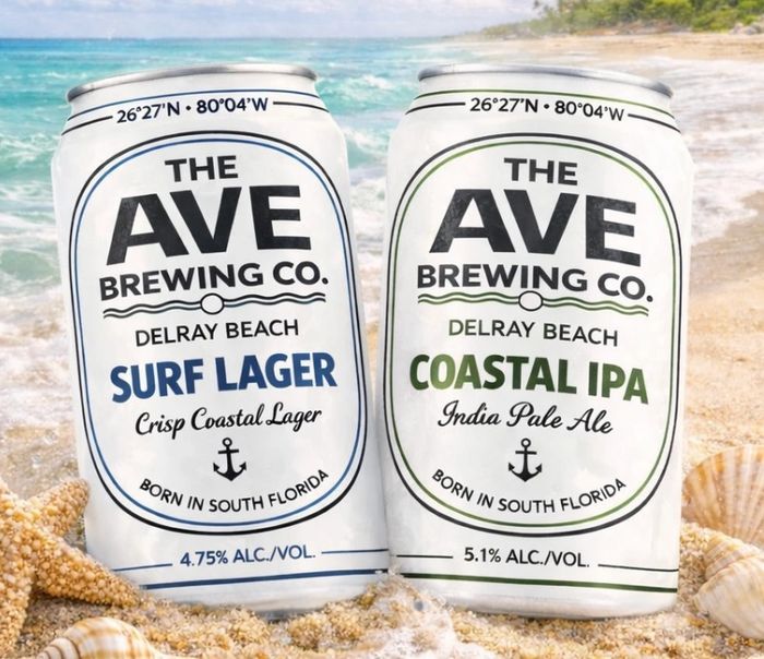 THE AVE BREWING COMPANY. POURING SOON, THROUGHOUT SOUTH FLORIDA.