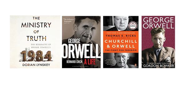 Just a few of he books about Orwell and his works